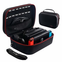 Carrying Storage Case for Nintendo Switch,Large Protective Travel Hardshell - £30.66 GBP
