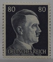 Vintage Stamps German Germany 80 Pfg Pfennig Hitler Deutsches Reich X1 B14 - £1.37 GBP
