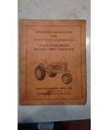 Allis-Chalmers WD tractor operators manual - very nice looking AC origin... - $842.21 MXN