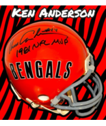 KEN ANDERSON AUTOGRAPHED SIGNED CINCINNATI BENGALS MINI HELMET wAP/COA - $108.89