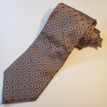 Ike Behar Silver Geometric Silk Tie - $318.20 MXN