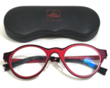Theo Eyeglasses Frames EYE WITNESS XA 311 Purple on Red Round Titanium 4... - $373.62