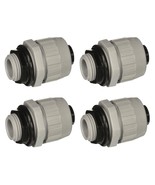 Pack of 4 Hubbell Raco 1/2&quot; Type B Flex Liquid-Tight Straight Connector ... - $513.77 MXN