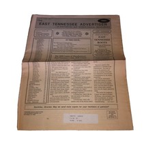 The East Tennessee Advertiser Newspaper Issue #2 1990 With “1820 Census” - $231.12 MXN