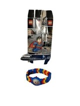 D.C. Comics Superman Lego Quartz Multicolor Watch 2015 Works! - $14.84