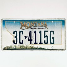  United States Montana Yellowstone County Passenger License Plate 3C 4115G - £13.23 GBP