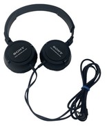 Sony Mdr-ZX100 Studio Stereo Headphones Black Wired 3.5mm Jack Ear Pad H... - £7.85 GBP