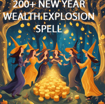 NEW YEAR DEC 31ST 200+ WITCHES MONEY WINDFALL & WIN MAGNIFIER CEREMONY Witch  image 2