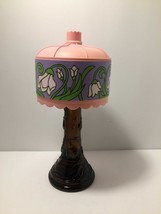 Vintage AVON Tiffany Lamp Decanter Sonnet Cologne Collectible Bottle - £7.47 GBP