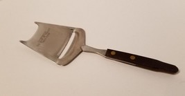 Vintage Stainless Steel Cheese Plane Slicer -Meat Knife - Planer Wood Ha... - £9.17 GBP
