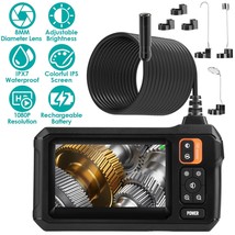 1080P 4.3In Industrial Endoscope Camera Waterproof Digital Snake Camera&amp; Cable - £47.29 GBP