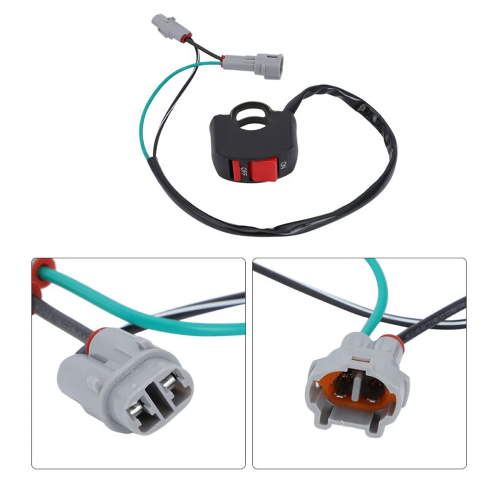 Handlebar-Mounted Headlight On/Off Switch for Electric Vehicles - Plug and Pla - £11.66 GBP