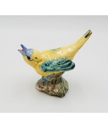 Stangl Kentucky Warbler Bird Figurine #3598 Signed Yellow Green Wings - $29.99