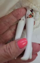 BISQUE 8IN DOLL IN WEDDING DRESS & VEIL VINTAGE image 5