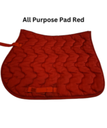 All Purpose English Saddle Pad Red with Pair of Red Polos USED - £17.68 GBP