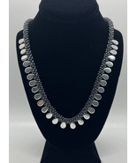 Silver Hematite Kumihimo Necklace - $218.83 CAD