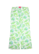 Lilly Pulitzer Jubilee Pants Womens 10 White Green Seashell Print Beach ... - £20.49 GBP