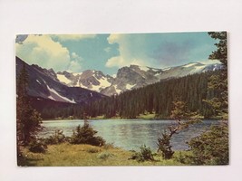  Vintage Postcard Unposted ✉️ Arapaho Peaks &amp; Long Lake Ward Colorado Usa - £1.91 GBP