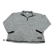 Victoria Secrets Pink Women’s Quarter Zip Fleece Lined Sweater Pullover Medium - £22.03 GBP