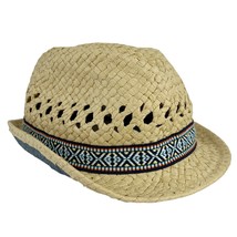 Childrens Place Boys Hat L/XL 8+ Paper Straw Natural New - $16.00