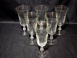 Vintage ROCK SHARPE Stem #3007 CORINTH Footed Iced Tea Beverage Glass - ... - $38.38