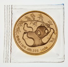 1985 1 Oz. Gold Panda Brilliant Uncirculated in Original Mint Sealed Pla... - £2,258.48 GBP