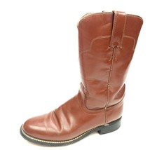 TONY LAMA Womens Size 5 B 7500L Brown Leather Roper Cowboy Western Boots - $49.99