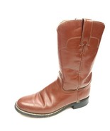 TONY LAMA Womens Size 5 B 7500L Brown Leather Roper Cowboy Western Boots - $68.65 CAD