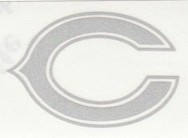 REFLECTIVE Chicago Bears 2 inch fire helmet hard hat decal sticker RTIC - £2.76 GBP