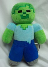 Mojang Minecraft Soft Zombie Character 7" Plush Stuffed Animal Toy 2014 - $14.85