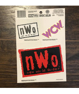 WCW NWO Wrestling 1998 SHEET DECAL CAR Static Cling Vtg Lot New World Or... - €6,53 EUR