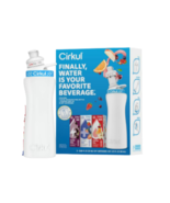 Cirkul 22Oz White Stainless Steel Water Bottle With 3 Flavor Cartridges NEW - $24.99