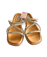 Steve Madden Womens Size 6 Sandals Slip On Silver Rhinestones SPICE Blin... - $13.52 CAD