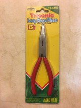 New High Quality, Long Nose Pliers, 6 Inch Long, Rubber Handle - $10.92