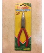 New High Quality, Long Nose Pliers, 6 Inch Long, Rubber Handle - £8.52 GBP