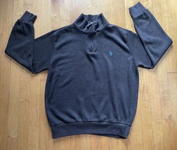 US Polo Assn Men&#39;s Brown Size Medium Casual Pullover Sweater Sweatshirt - $197.51 MXN