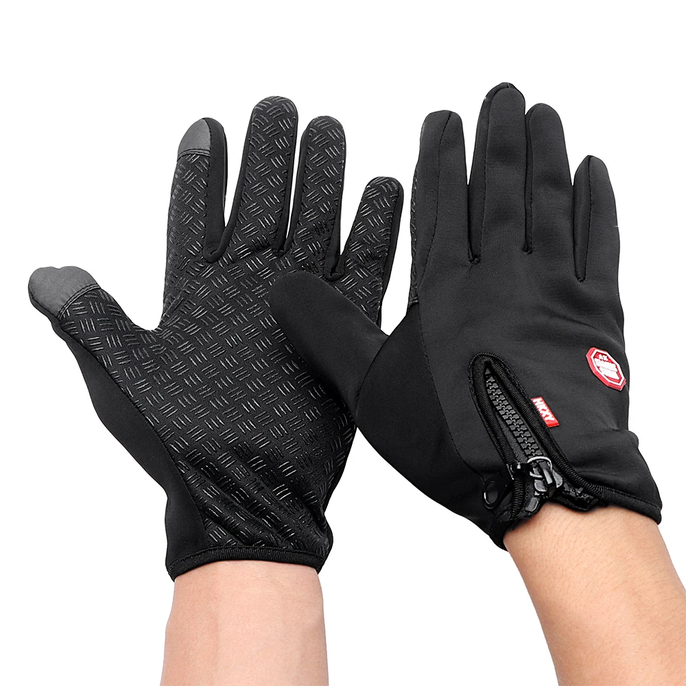 Cycling Gloves Winter for Outdoor Sport Men Full Finger Motorcycle Skiing Gloves - £10.76 GBP+