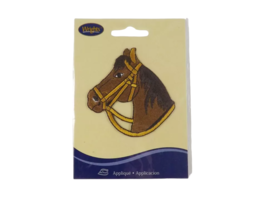 Wrights Fabric Iron-On Applique - New - Horse Head - £3.92 GBP