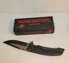 Winchester Folding Knife 4.5" Folded in Original Box image 3