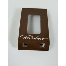 Rainbow Rexair Vacuum Cleaner Switch Bracket D3C Brown Emblem Rectangle R-1644 - £14.81 GBP