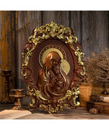 Mother Mary and Baby Jesus Wooden Wall Plaque for Home Decor &amp; Gift - $935.81 MXN+