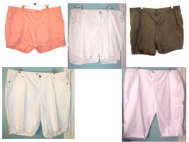 Sonoma Bermuda &amp; Skimmer Shorts Plus Size 22W-24W NWT$38-$40  - $29.69+