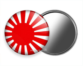 Japan Flag Japanese Rising Sun Rays Symbol Pocket Purse Makeup Mirror Gift Idea - £11.54 GBP+
