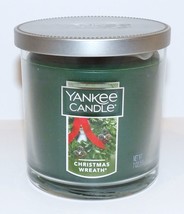Wonderful Yankee Candle Christmas Wreath 7 Oz Single Wick Candle - £12.52 GBP