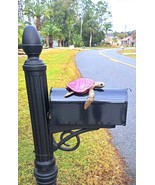 Breast Cancer Awareness Turtle Mailbox Topper - $38.00