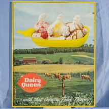 Original Dairy Queen Plakat Gerahmt 1959 Land Frisch Geschmack Eiscreme - £1,017.02 GBP
