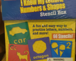 Lakeshore I Know My Letters Numbers &amp; Shapes Stencil Box - $56.09