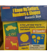 Lakeshore I Know My Letters Numbers &amp; Shapes Stencil Box - $56.09