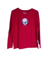 Columbia Long Sleeve Red Pajama Top Women&#39;s Size M - $215.31 MXN