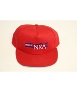 Vintage Friends of NRA Red Adjustable Snap-Back Baseball Cap/Hat Made In... - $7.91